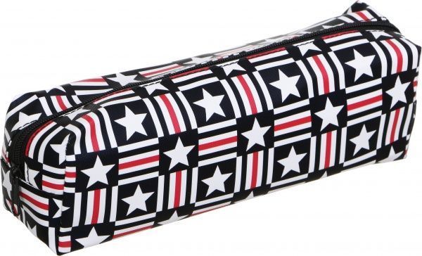 Пенал школьный Звезда разноцветный