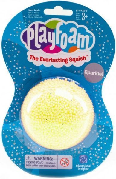 Пластилін Educational Insights Жовті мегаблискітки EI-9722-Y