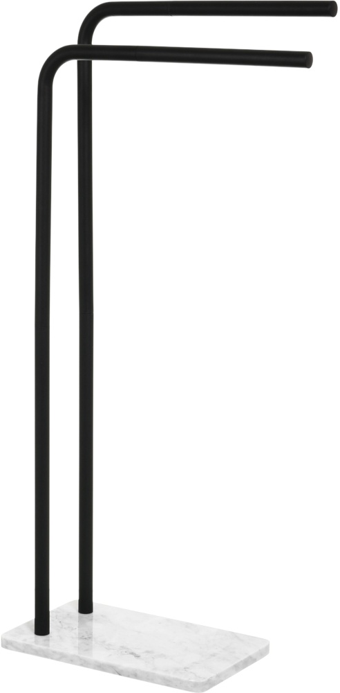 Стійка для рушників Sensio Marble 35х18х75 см білий із чорним