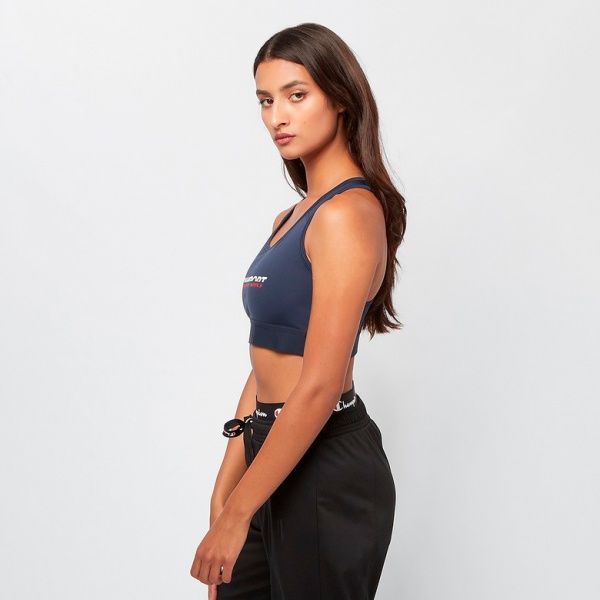 Бра Tommy Hilfiger Sport SPORTS BRA MEDIUM TRI LOGO S10S100072401 M темно-синий