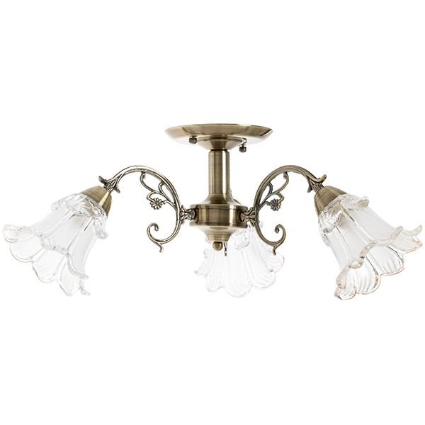 Люстра Accento Lighting Latina ALHu-HKC83390C/3 античная латунь