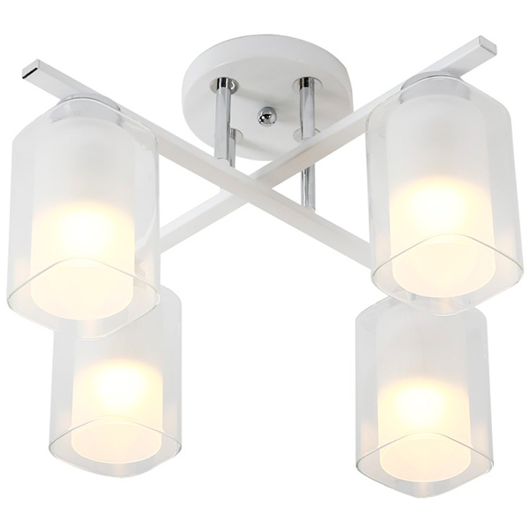 Люстра потолочная Victoria Lighting Nill/PL4 white 4x60 Вт E27 белый 