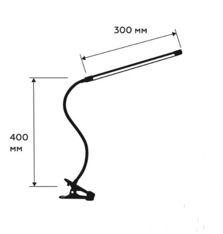 Настільна лампа Eurolamp 5 Вт без цоколя білий LED-TLP-5W(white)