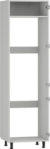 Пенал под холодильник 600x2140x560 мм серый 