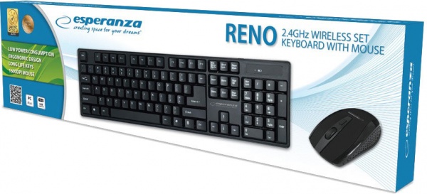 Комплект клавиатура + мышь Esperanza Reno EK135UA 