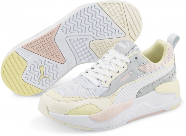 Кроссовки Puma X-Ray 2 Square 37310848 р.UK 6 бело-желтый