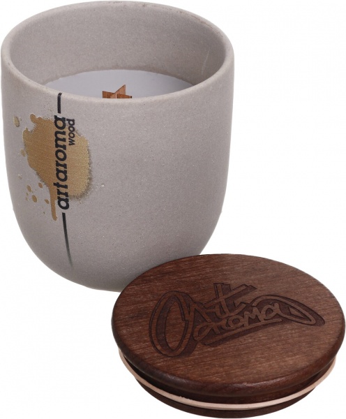 Свеча ароматическая ArtAroma керам.WOOD 