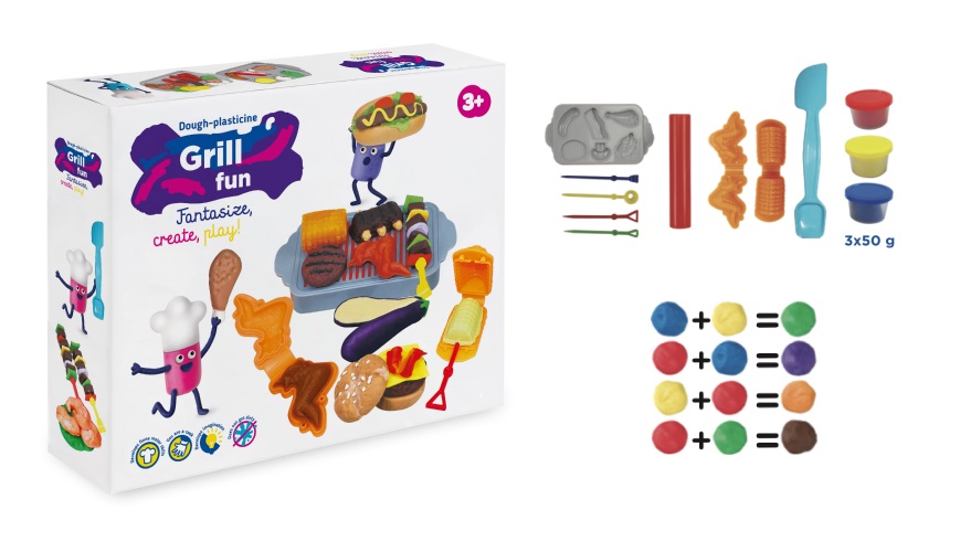 Набір для ліплення DGT-ART Веселий пікнік TY4458