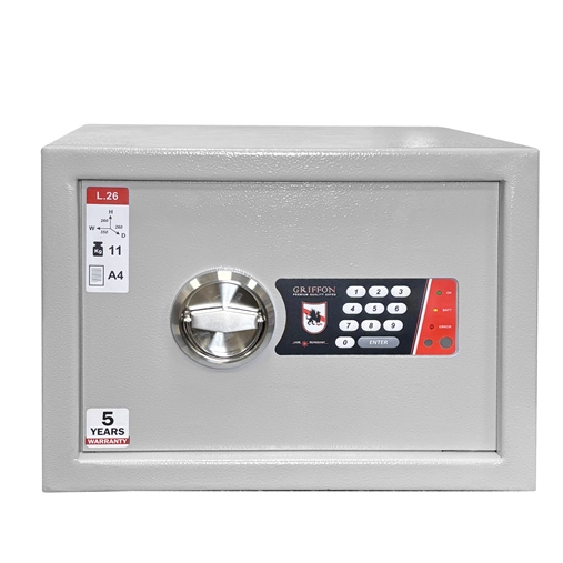 Сейф мебельный Griffon L.26.E Grey