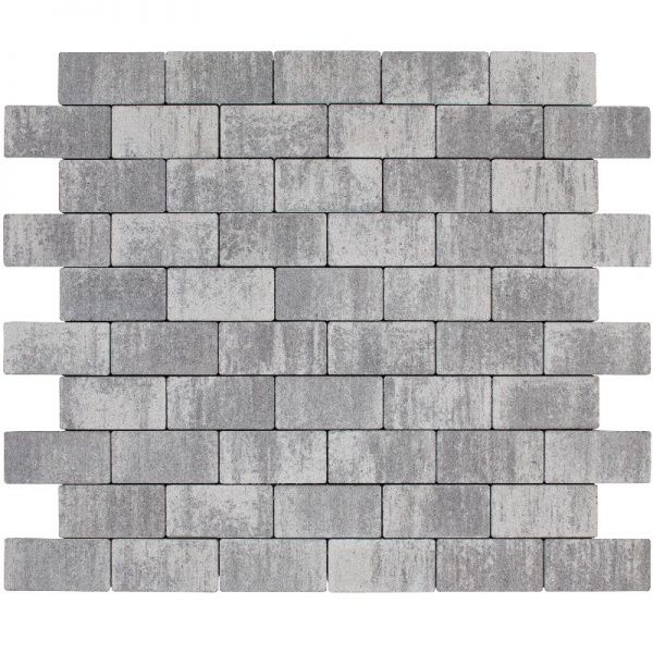 Брусчатка Авеню 20х10х6 см платина