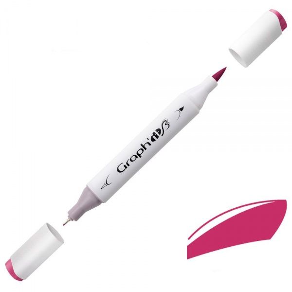 Маркер двусторонний Graph'it GI85280 бургунди 