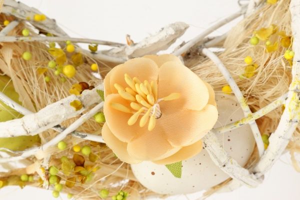 Венок пасхальный с яйцами и цветочками E580470B