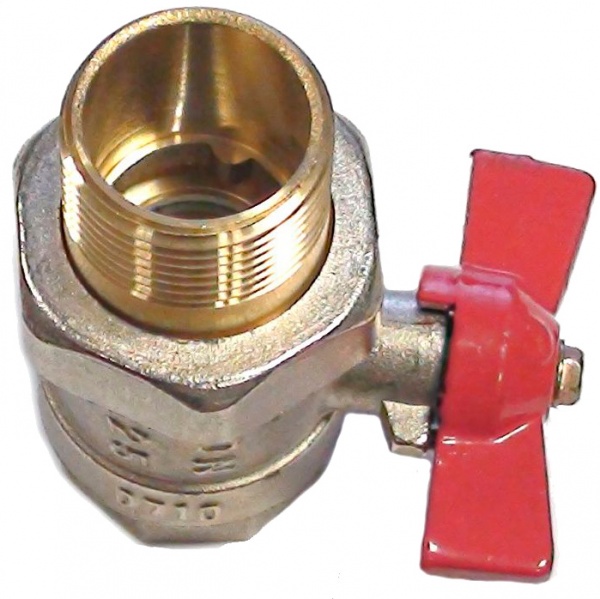 Кран кульовий Valvo DN 25 1 з американкою