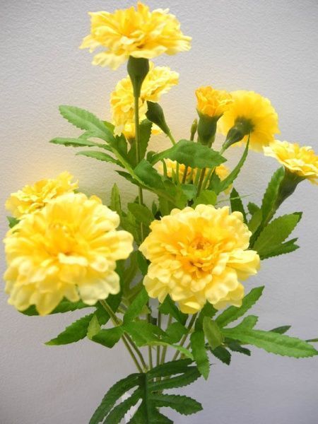 Растение искусственное Бархатцы 1582 YEL