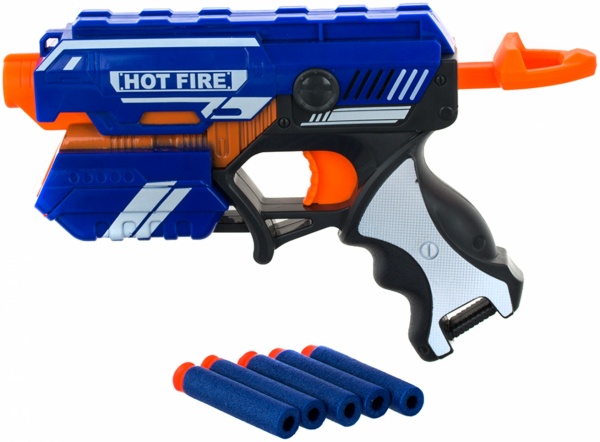 Іграшкова зброя Zecong Toys 5 м’яких куль 7036A