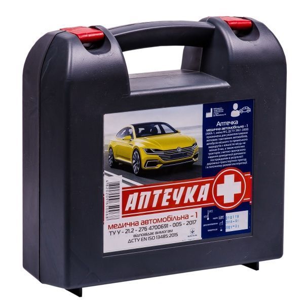 Аптечка автомобільна АМА-1 зміна №2 ДСТУ 3961-2000