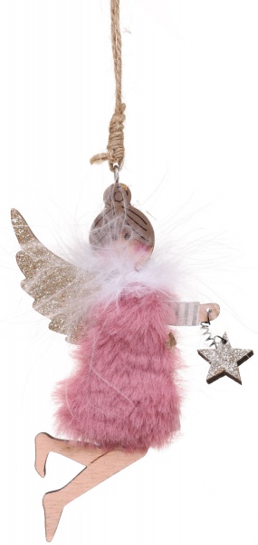 Набір новорічних декорацій Янгол 2 шт. 10х0,5х10 см DH8050010 