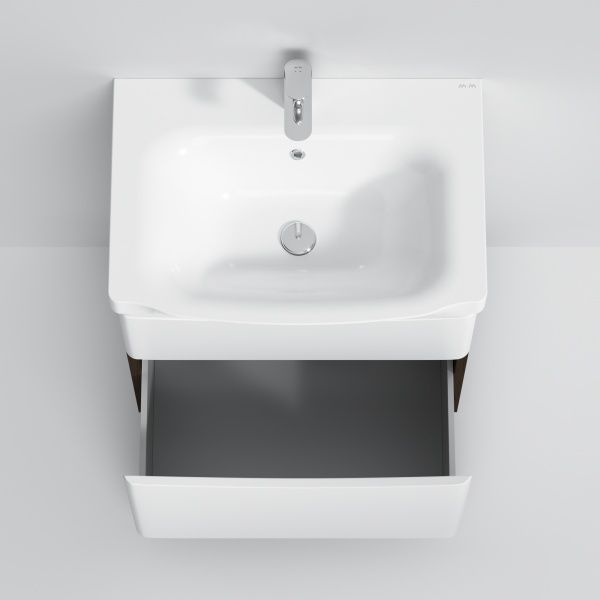 Тумба напольная AM.PM Like 65 с умывальником венге