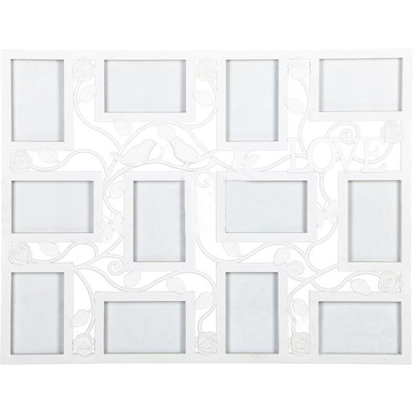 Фоторамка Пташки 12 шт 69.5х53.5х2 біла