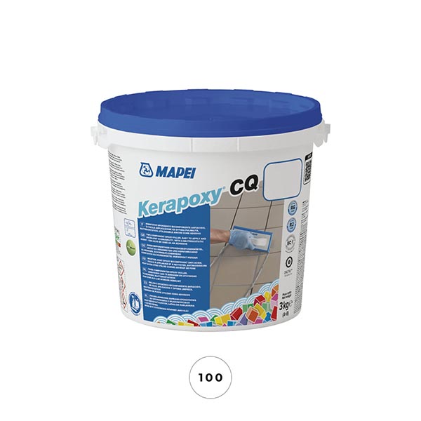 Заповнювач швів епоксидний Mapei Kerapoxy CQ 100 3 кг білий
