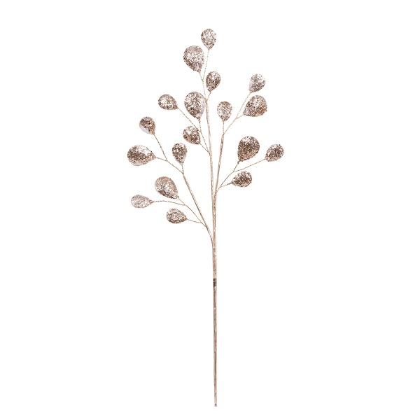 Гілочка декоративна YES! Fun з кристалами золото 33 см 974102 