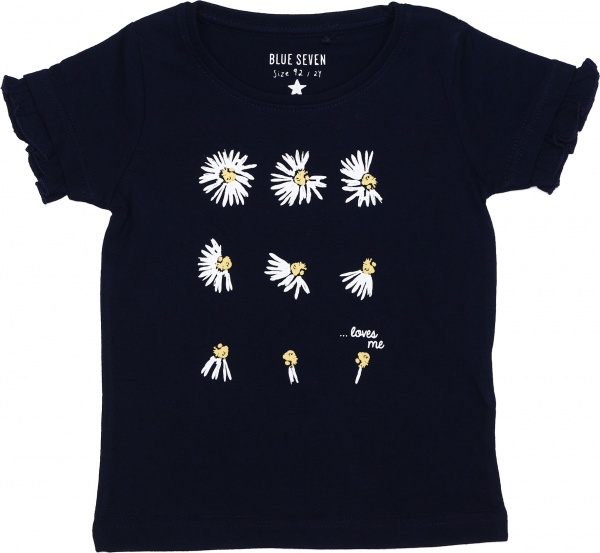 Футболка для девочек Blue Seven р.92 темно-голубой 702274 X * 98 