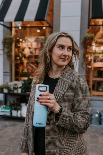 Термочашка Etna Grip 500 мл голубой Kambukka