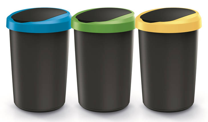 Бак для сортування Prosperplast NRAB40S3 3*40л