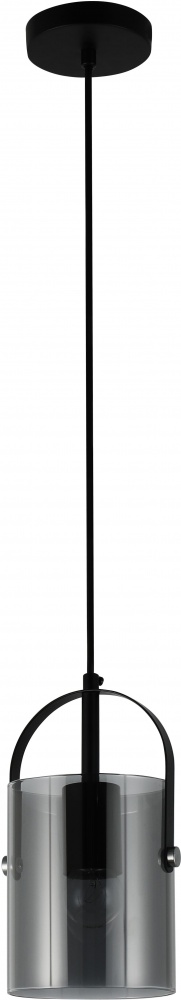 Світильник підвісний Sensio Columba 1x40 Вт E27 чорний ALG-74721/1P-Bl