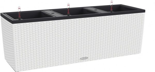 Вазон декоративный Lechuza Trio Cottage 30 прямоугольный 14л белый (15000) 