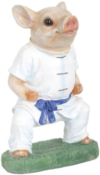 Фігурка садова Свинка Каратист