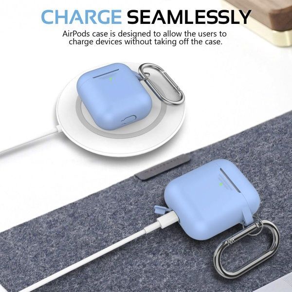 Чохол Promate GripCase для Apple AirPods blue 