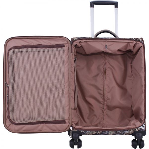 Чемодан Bagland Леопард 36 л коричневый 725 (0037966194) 