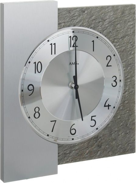 Часы настенные 29х25 см серебряные
