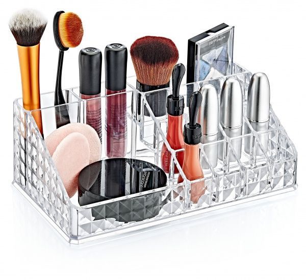 Органайзер BoxUp для косметики Diamond 21,5x12x8 см пластик прозорий FT-020 