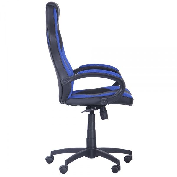 Кресло AMF Art Metal Furniture Race Sport 3 черный/синий 