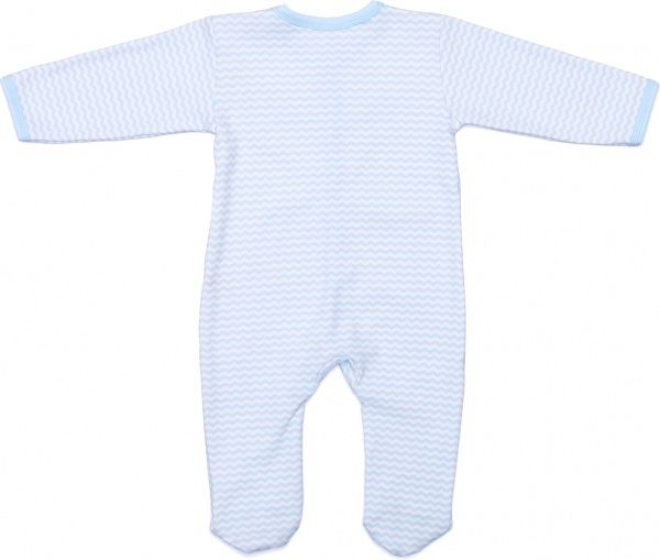 Комбинезон детский для мальчика Маленькие люди зигзаги 9301-110 р.92 голубой 