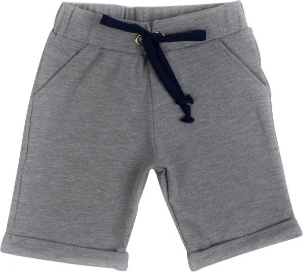 Шорты для мальчиков Luna Kids р.140 серый меланж 