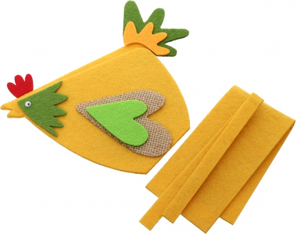 Набор для творчества Корзинка из фетра «Курочка» 