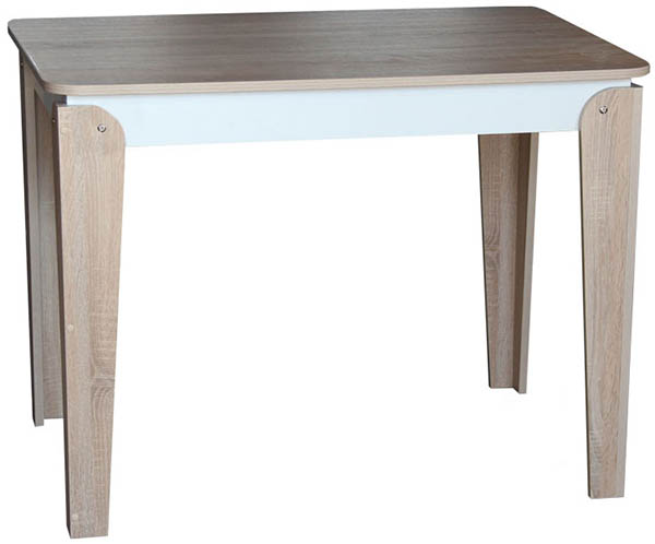 Стіл обідній Україна Комфорт-1 дуб сонома/білий 