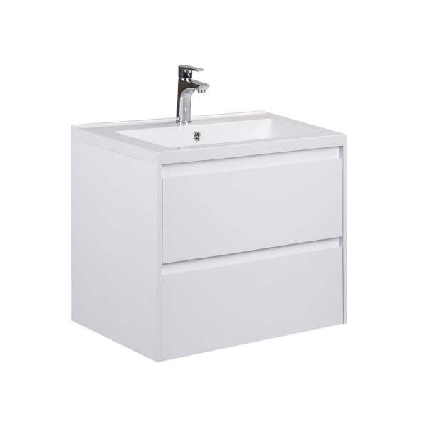 Тумба подвесная Мойдодыр Marko 60-A с умывальником Cosmopolitan 60