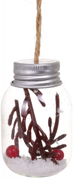 Ялинкова іграшка у формі банки 40х40х65 мм ABR800320 