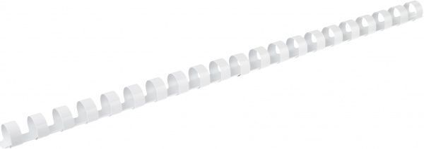 Пружина для брошурування D&A 12 мм біла 100 шт. 