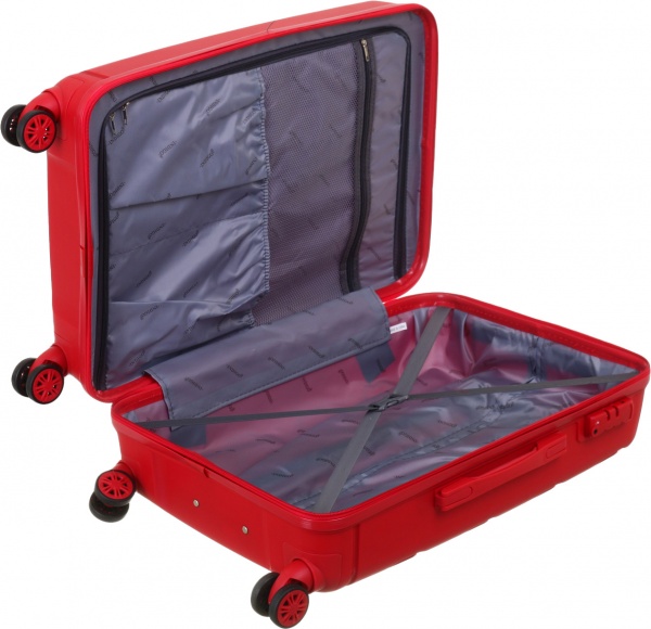 Чемодан 66 л красный XY22100 60х42х26 ABS 