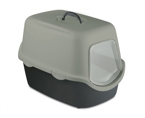 Туалет-будиночок Stefanplast Cathy Green Line 56х40х40 см (сіро-зелений)