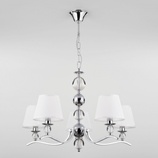 Люстра подвесная Strotskis Sortino 5xE14 хром 60097/5 