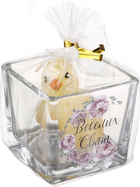 Свеча декоративная Пасхальный сувенир 70х90 мм Pako-If