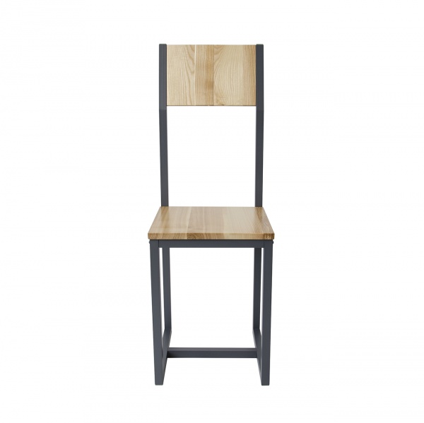 Стул Шмидт натуральное дерево / графит