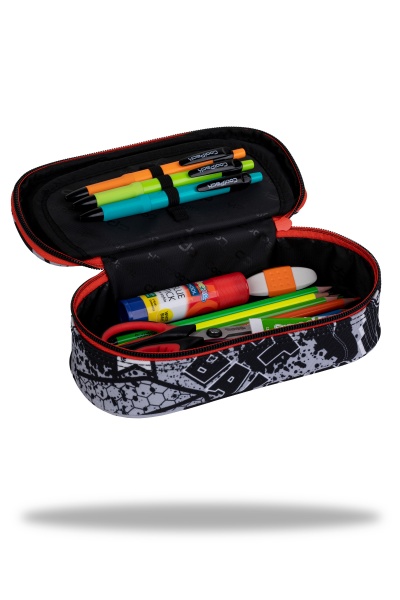 Пенал Campus Grey Ball CoolPack черный с рисунком