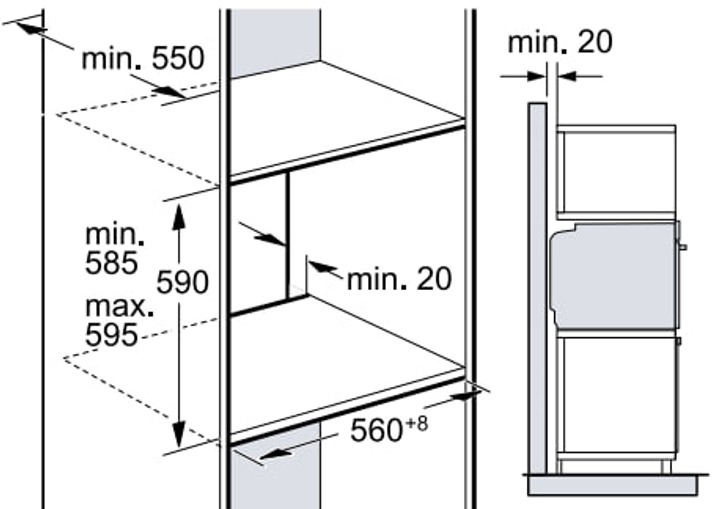 Духовой шкаф Bosch HUA736EA0T с функцией добавления пара